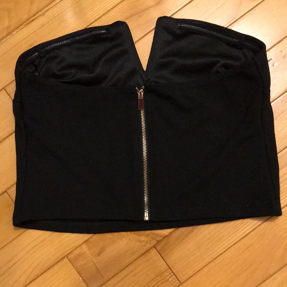 🍒3/$30 NWOT Dynamite black strapless/tube top. - Picture 2 of 4